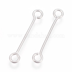 Tarnish Resistant 304 Stainless Steel Double Sided Eye Pins&nbsp;STAS-O101-65P