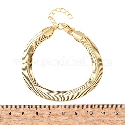 Brass Snake Chain Bracelets for Women&nbsp;BJEW-C140-25G