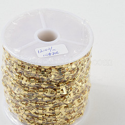 Rack Plating Brass Link Chains&nbsp;AJEW-Q150-06G-04
