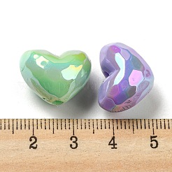UV Plating Opaque Acrylic Beads&nbsp;OACR-E031-09