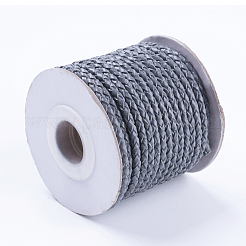 Round Braided Cowhide Cords&nbsp;WL-L009-01K
