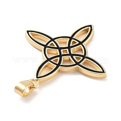 Rack Plating Brass Enamel Pendants&nbsp;KK-C063-07G