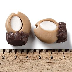 3D Animal Ear Opaque Resin Cabochons&nbsp;CRES-P029-B02