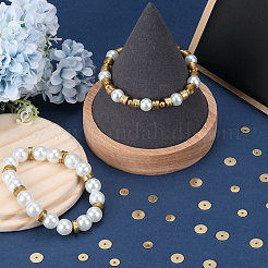 400Pcs 2 Styles Brass Spacer Beads&nbsp;KK-SC0004-01