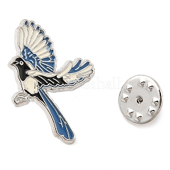 Bird Platinum Alloy Enamel Brooches&nbsp;JEWB-I035-08P-03