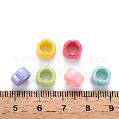Opaque Acrylic European Beads&nbsp;X-TACR-S153-41I