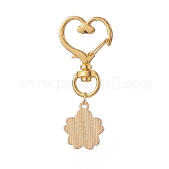 4Pcs Sakura Flower & Cat Alloy Enamel Keychains&nbsp;KEYC-JKC00456