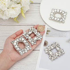 4Pcs 2 Style Alloy Crystal Rhinestone Shoe Decorations&nbsp;FIND-WR0011-29A