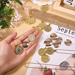 DIY Alloy Pendant Necklaces Making Kits&nbsp;DIY-CA0007-66