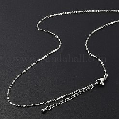 Brass Rolo Chains Necklaces for Women&nbsp;NJEW-D302-43P