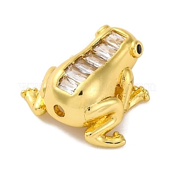 Rack Plating Brass with Cubic Zirconia Beads&nbsp;KK-S406-08G