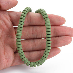 Handmade Polymer Clay Beads Strands&nbsp;X-CLAY-N008-105