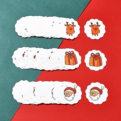 100Pcs Christmas Theme Paper Printed Gift Tags&nbsp;CDIS-FS0001-17