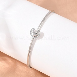 304 Stainless Steel Bangles for Women&nbsp;BJEW-N040-01A-P