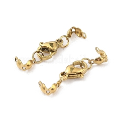 Ion Plating(IP) 304 Stainless Steel Lobster Claw Clasps&nbsp;STAS-A097-03A-G
