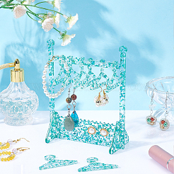 Transparent Acrylic Earring Display Stands&nbsp;EDIS-PH0001-27B