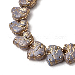 Painted Glass Beads Strands&nbsp;GLAA-Z021-10E