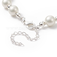 Alloy Cross Charm Bracelet&nbsp;BJEW-TA00178
