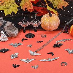 40Pcs 10 Styles Tibetan Style Alloy Pendants&nbsp;TIBEP-SC0003-03