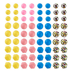 96Pcs 12 Styles Food Grade Eco-Friendly Silicone Beads&nbsp;SIL-TA0003-54