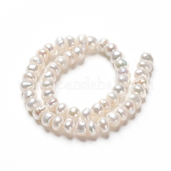 Natural Cultured Freshwater Pearl Beads Strands&nbsp;PEAR-I004-07B-01A