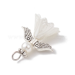 2Pcs ABS Plastic Imitation Pearl Pendants&nbsp;PALLOY-JF04226-02