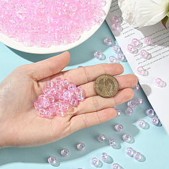 500Pcs UV Plating Acrylic Beads&nbsp;OACR-SP0001-85A