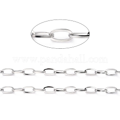 Tarnish Resistant 304 Stainless Steel Paperclip Chain&nbsp;CHS-H031-06P