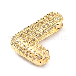 Rack Plating Brass Micro Pave Cubic Zirconia Pendants&nbsp;KK-Q790-01L-G