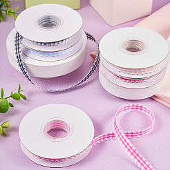 10 Yards Flat Polycotton(Polyester Cotton) Ribbon&nbsp;OCOR-TAC0030-01H