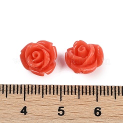 Synthetic Coral Carved Beads&nbsp;CORA-M001-07O