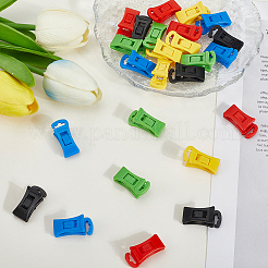 25Pcs 5 Colors Plastic Windproof Clips&nbsp;AJEW-CN0004-85