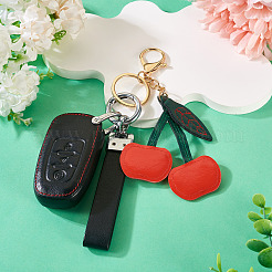 1Pc PU Leather Alloy Keychains&nbsp;KEYC-TA0001-47C