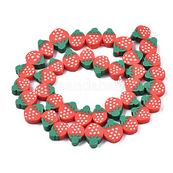 Handmade Polymer Clay Bead Strands&nbsp;X-CLAY-R069-01G-03