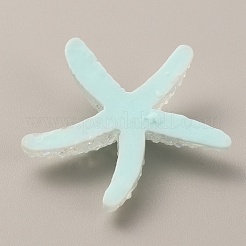 Starfish Translucent Resin Cabochons&nbsp;RESI-WH0028-16D