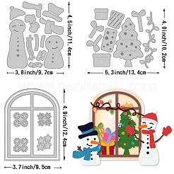 Christmas Carbon Steel Cutting Dies Stencils&nbsp;DIY-WH0309-1238