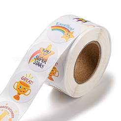 8 Styles Self-Adhesive Paper Cartoon Reward Stickers&nbsp;DIY-A049-01C