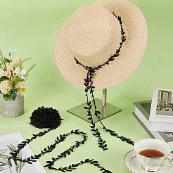 15 Yards Polyester Leaf Lace Trim&nbsp;DIY-FG0006-73