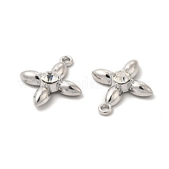 Glass Flower Pendants&nbsp;PALLOY-E024-31P-02