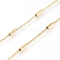 3.28 Feet Ion Plating(IP) 304 Stainless Steel Cable Chains&nbsp;X-CHS-D029-01G