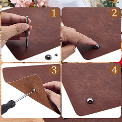 20 Bags 4 Colors Alloy Studs Rivets&nbsp;FIND-CL0002-03