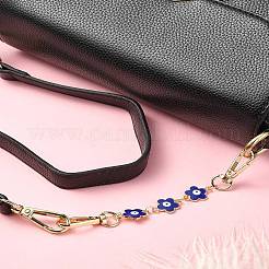 Alloy Enamel Evil Eye Flower Link Bag Strap&nbsp;FIND-YW00004