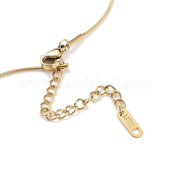 Ion Plating(IP) 304 Stainless Steel Pendant Necklaces&nbsp;NJEW-F318-05G