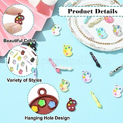 20Pcs 20 Styles Alloy Enamel Pendants&nbsp;FIND-CJ0005-05