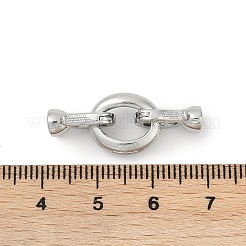 Brass Fold Oval Clasps&nbsp;KK-P302-05P