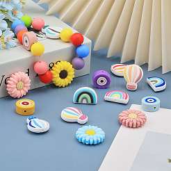 20Pcs 20 Style Silicone Beads&nbsp;SIL-CA0002-81