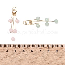 Natural Mixed Gemstone Dangle Pendants&nbsp;PALLOY-JF05233