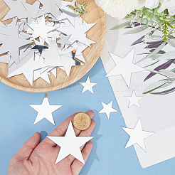 4Bags Acrylic Star Stickers&nbsp;DIY-GF0012-46B