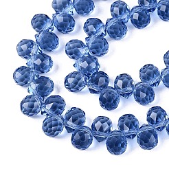 Transparent Glass Beads Strands&nbsp;GLAA-Q116-01A-B14