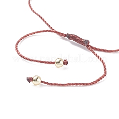 4Pcs 4 Style Chips Natural Mixed Beaded Bracelets Set with Brass Beads&nbsp;BJEW-JB07987-01
